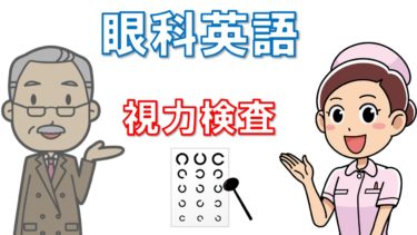 眼科検査の英語表現を徹底解説！自動音声読み上げ機能付き【③視力検査編】視能訓練士・看護師必見！